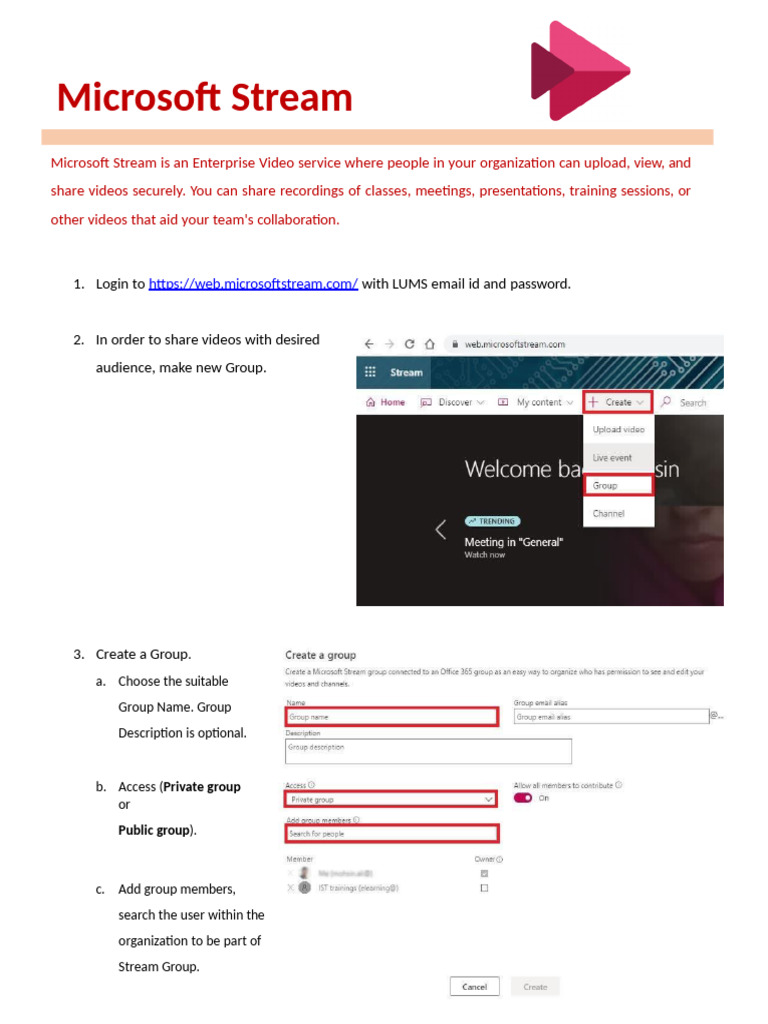 Microsoft Stream | PDF