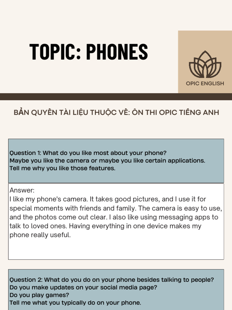 Phone Features and Usage Insights | PDF