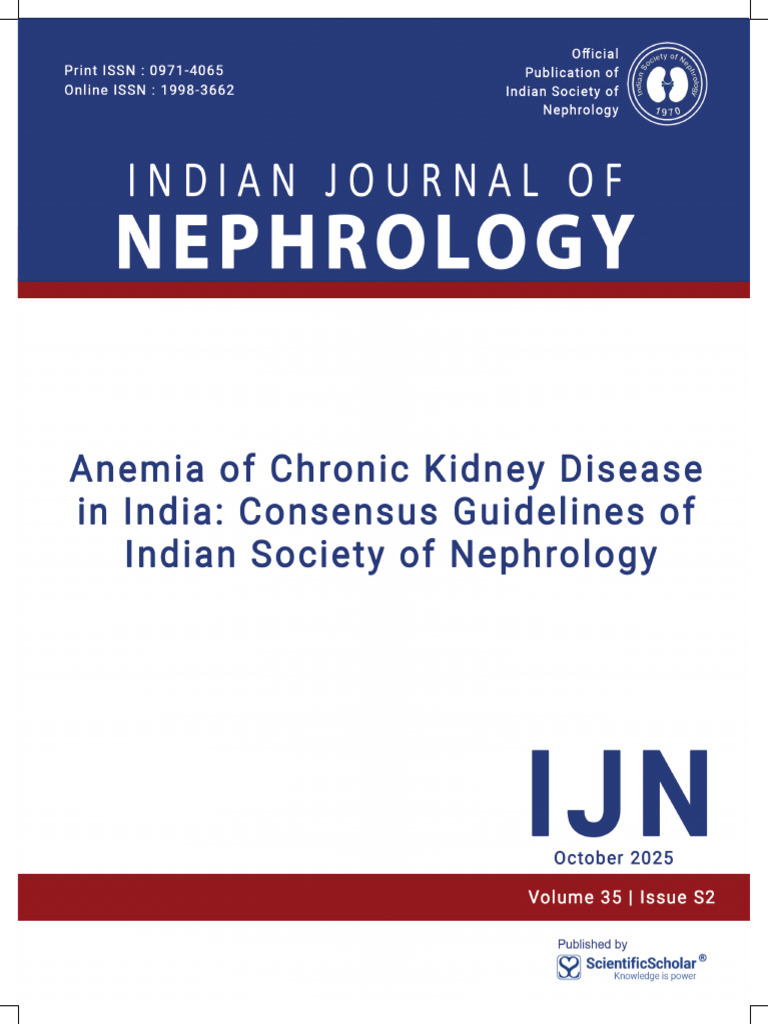 Anemia Management Guidelines in CKD India | PDF | Chronic Kidney ...
