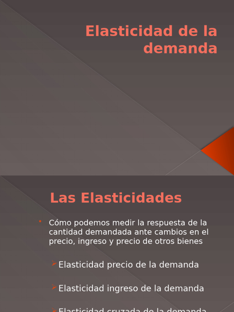 Elasticidad de Demanda y Oferta | PDF | Elasticidad (economía) | Oferta ...
