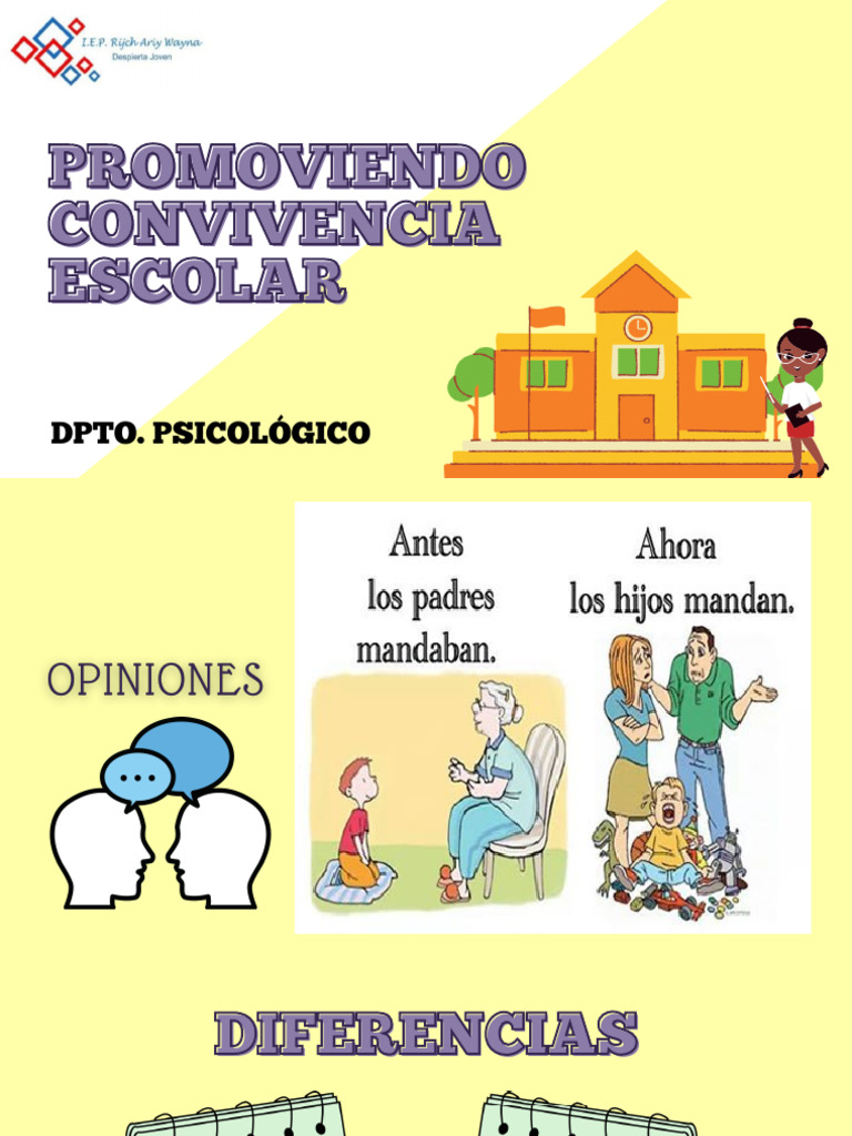 Estrategias para Mejorar la Convivencia Escolar | PDF