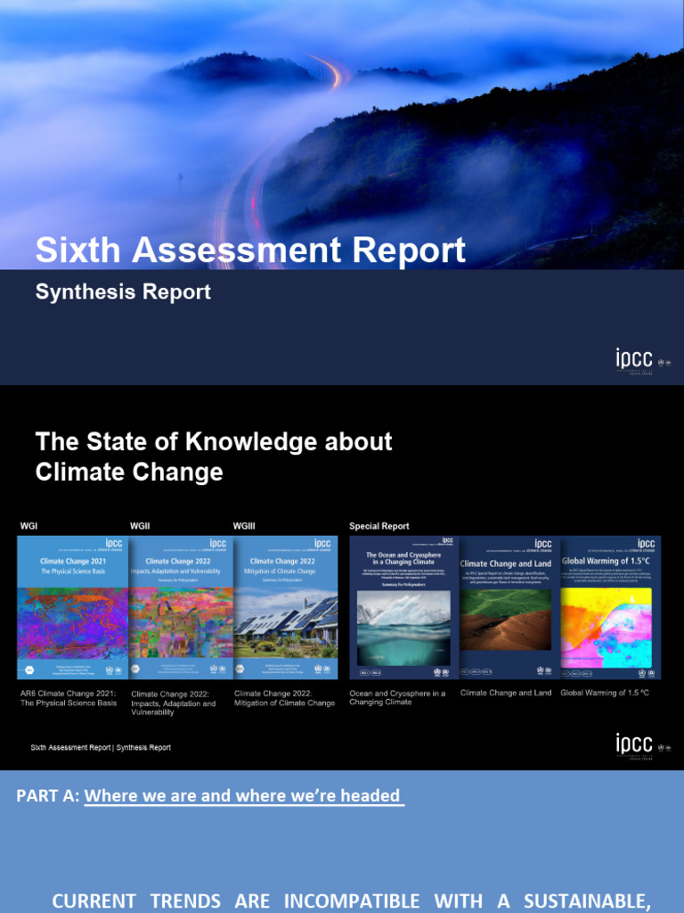 Climate Change: IPCC Sixth Assessment Report | PDF | Climate Change ...