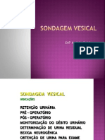 SONDAGEM VESICAL