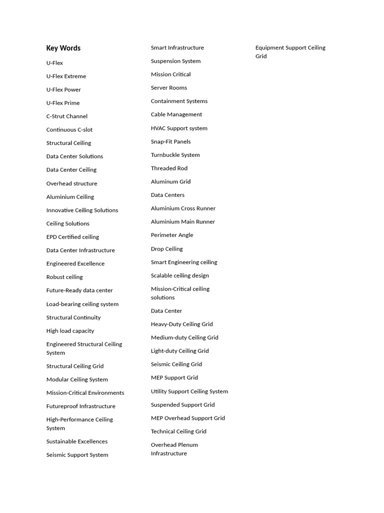 Key Words - U-Flex | PDF