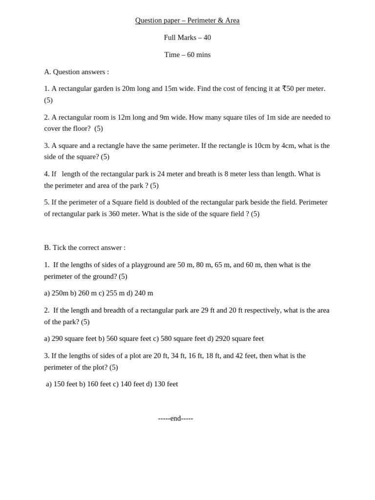 Question Paper | PDF