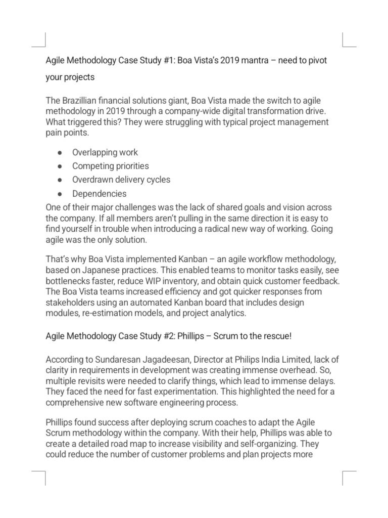 Agile vs Waterfall Methodologies Explained | PDF | Agile Software ...