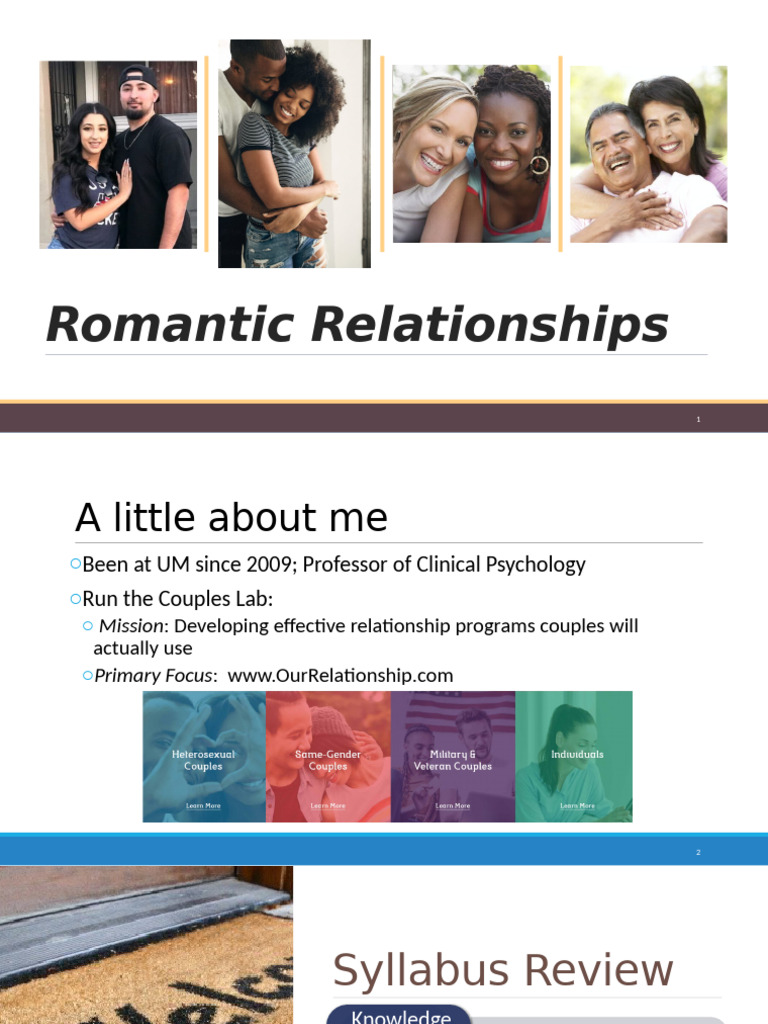 Understanding Romantic Relationships | PDF