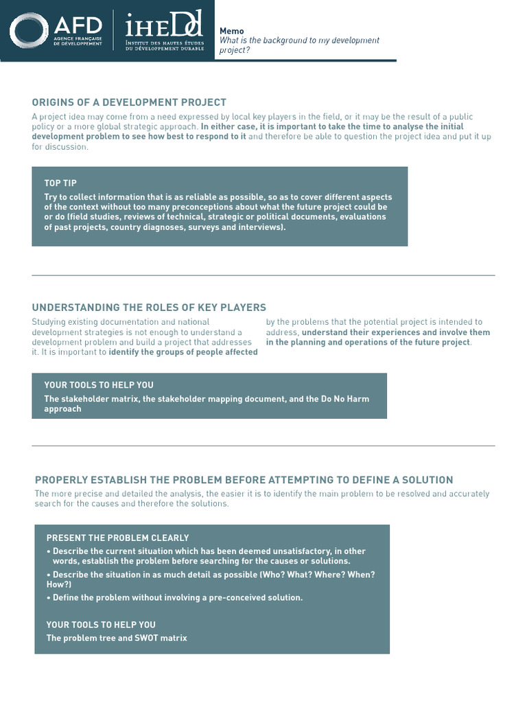 Development Project Analysis Guide | PDF | Human Communication | Cognition
