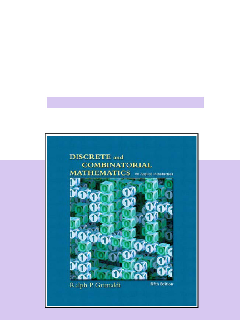 (Ebook) Discrete and Combinatorial Mathematics: An Applied Introduction ...