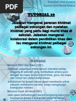 Tut 10 - Khidmat Sokongan