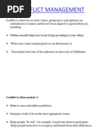 Conflict Management Chapter 4