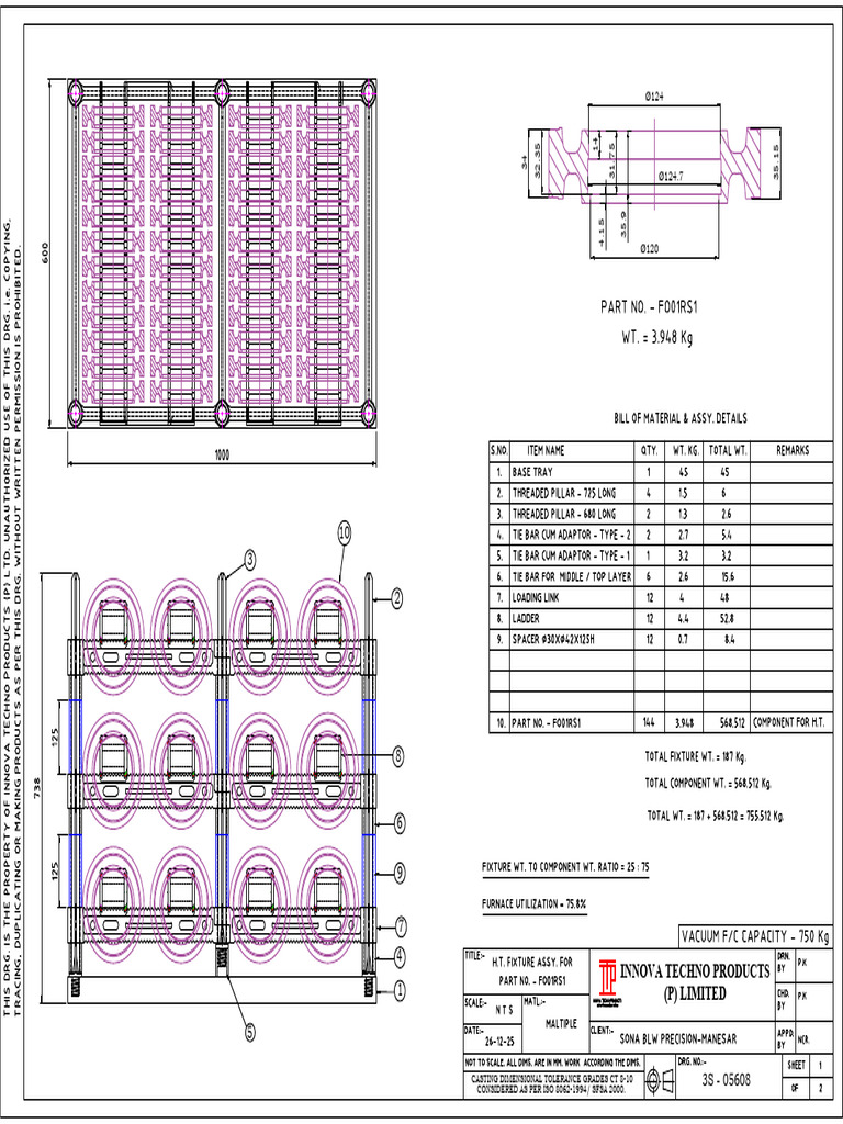 Ht. Fix. Assy - For Part No. - Fo01rs1-Merged | PDF