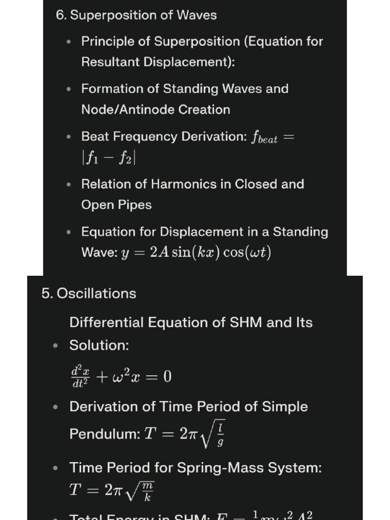 Imp Formula | PDF