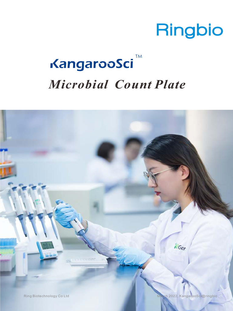 Microbial Count Plates for Food Safety | PDF | Microorganism | Colony ...