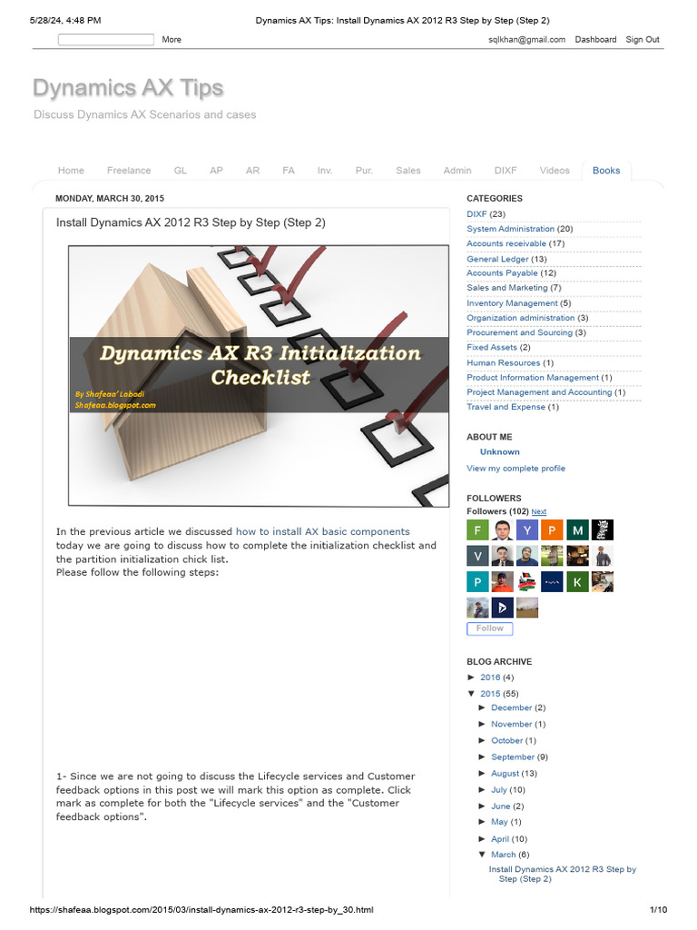 Install Dynamics AX 2012 R3: Step 2 Guide | PDF | Computer Engineering ...