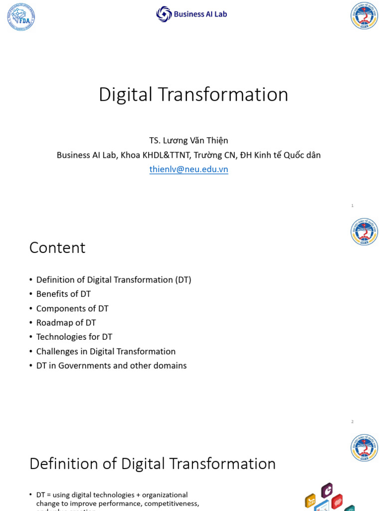 Understanding Digital Transformation Essentials | PDF | Internet Of ...