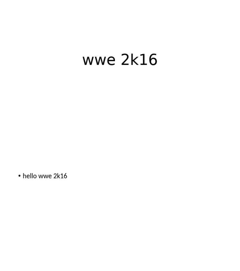 Wwe Book | PDF