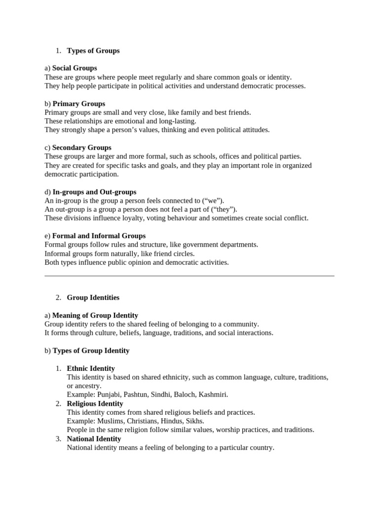 Understanding Group Dynamics and Identity | PDF | Bureaucracy | Max Weber
