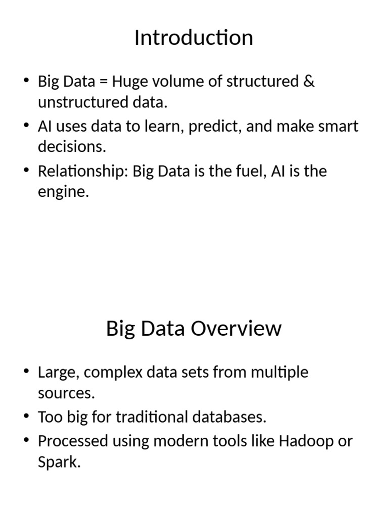 Big Data in AI | PDF