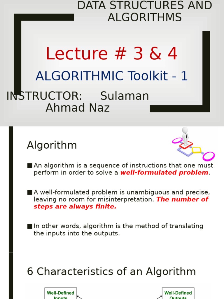 Data Structures & Algorithms Overview | PDF | Algorithms | Mathematical ...