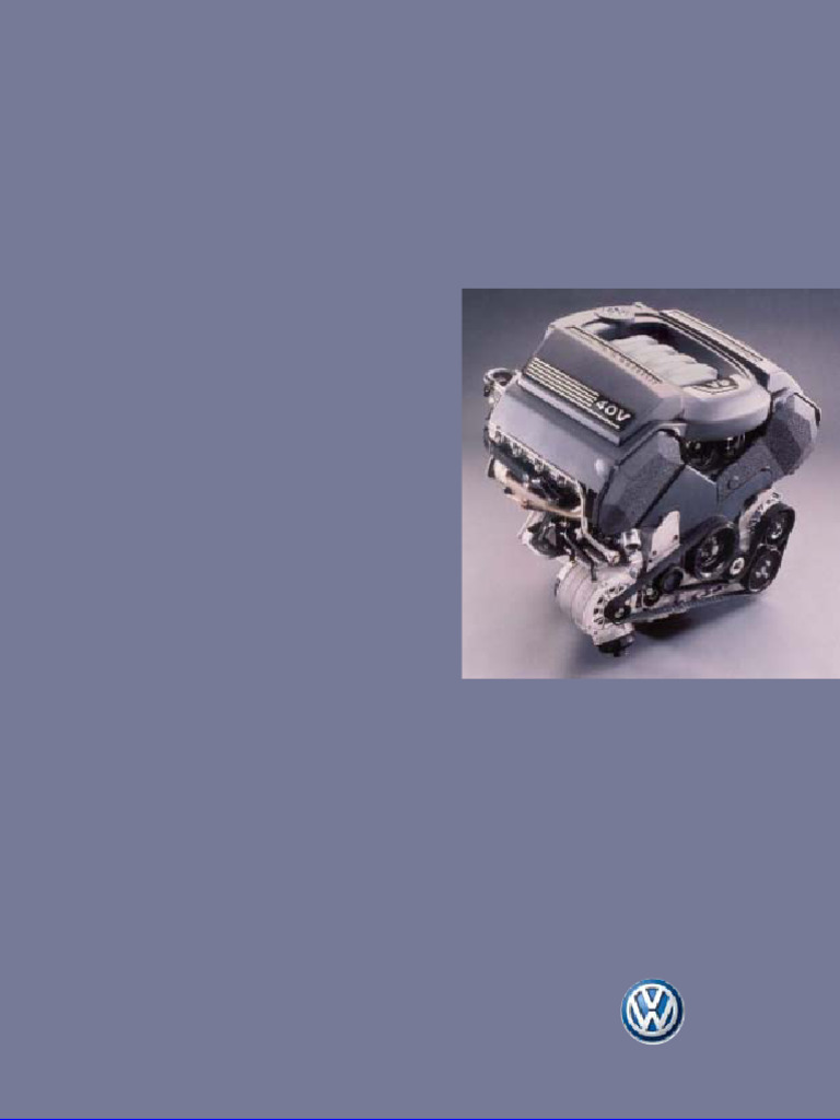Volkswagen 4 2 Liter v8 5v Engine Self Study Program 89s303 Design ...