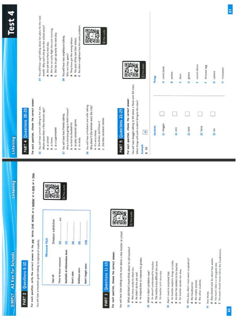 Simply Test 4 | PDF