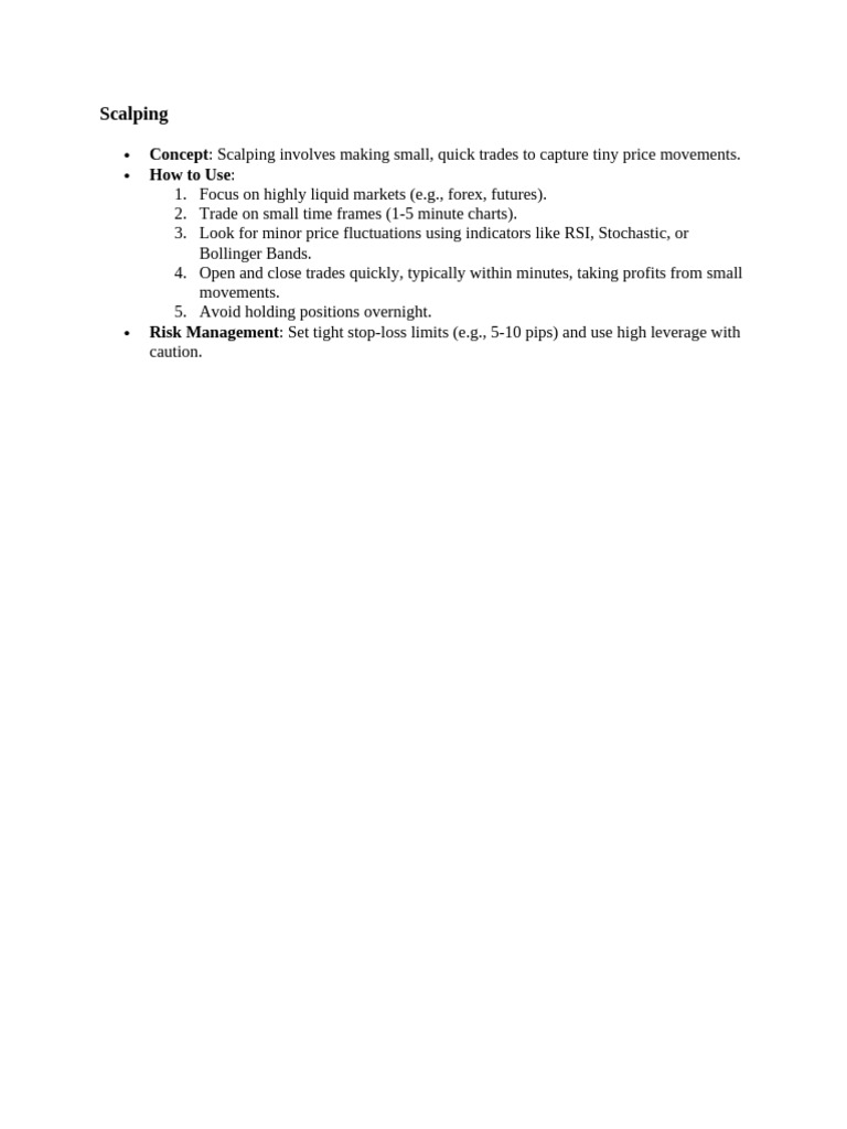 Scalping | PDF