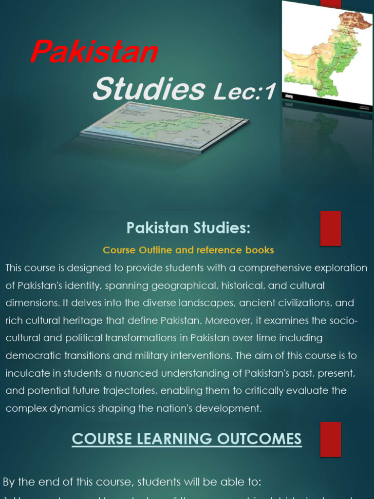 Pakistan Studies Course Overview | PDF | Pakistan | Sindh