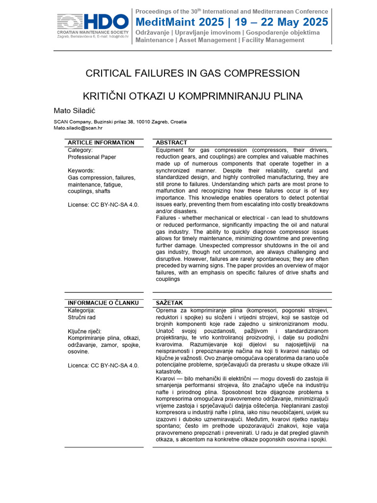 Critical Failures in Gas Compression | PDF | Fracture | Fatigue (Material)