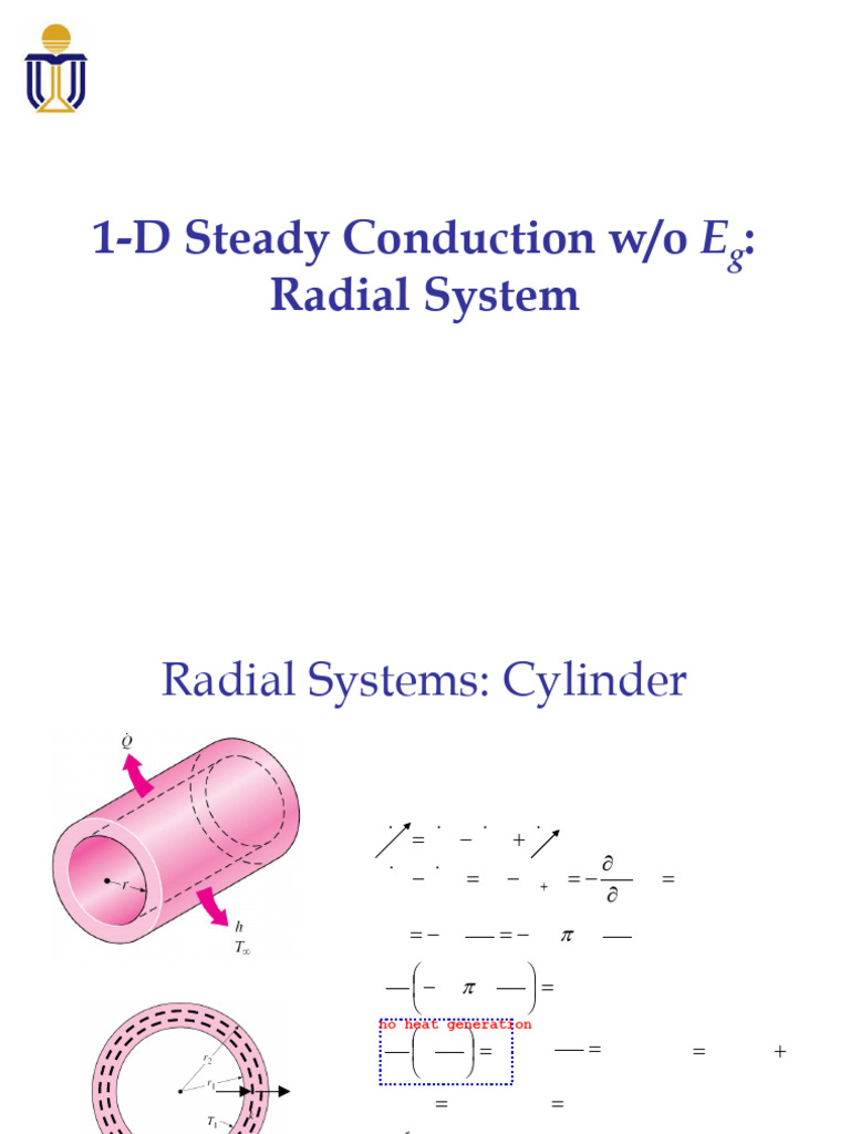 Radial Heat Conduction Analysis | PDF | Thermal Insulation | Thermal ...