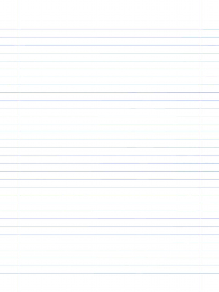 Ruled Paper | PDF