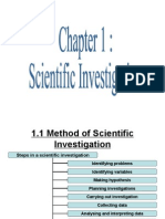 Chapter 1 Scientific Investigation