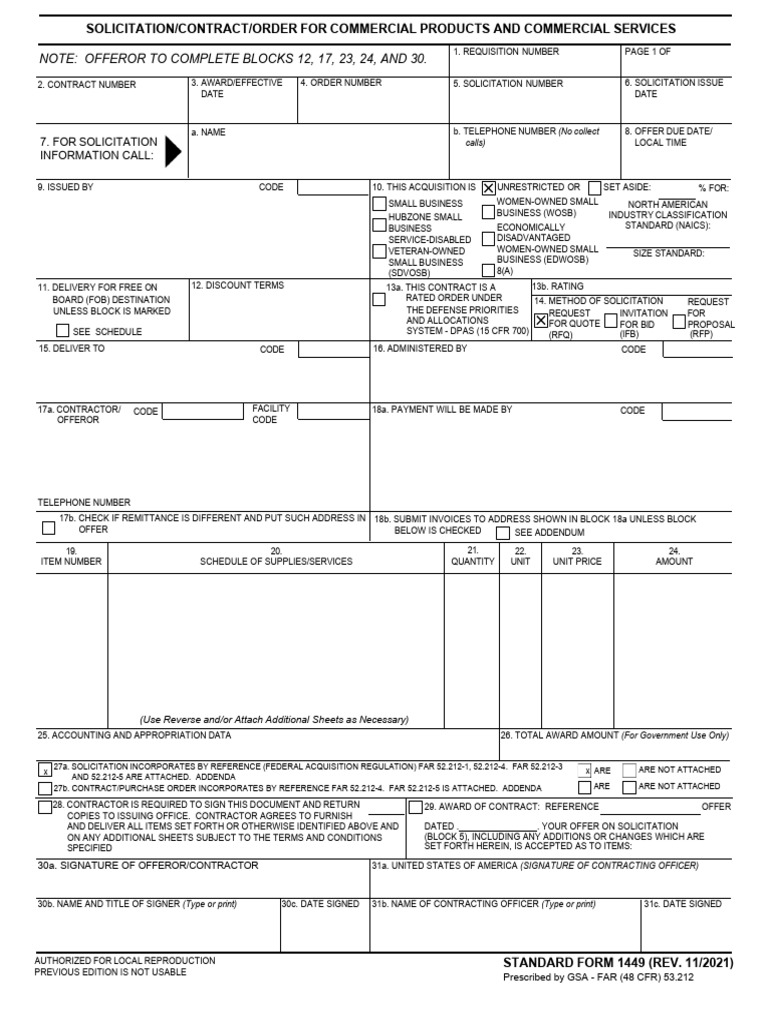 Solicitation - 80JSC026Q0001 | PDF | Business