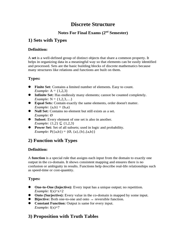 Discrete Structure | PDF | Matrix (Mathematics) | Set (Mathematics)
