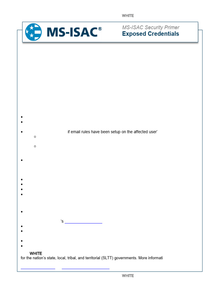 Security Primer Credential Exposure | PDF | Security | Computer Security