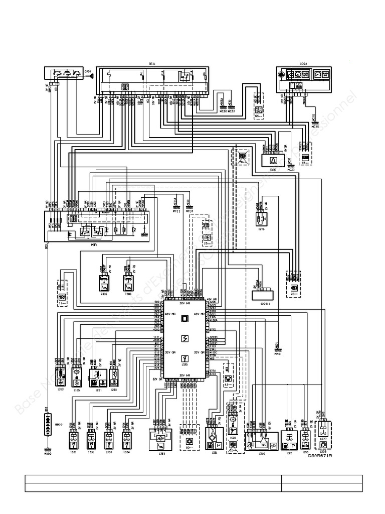 Schéma Électrique Injection Automobile | PDF