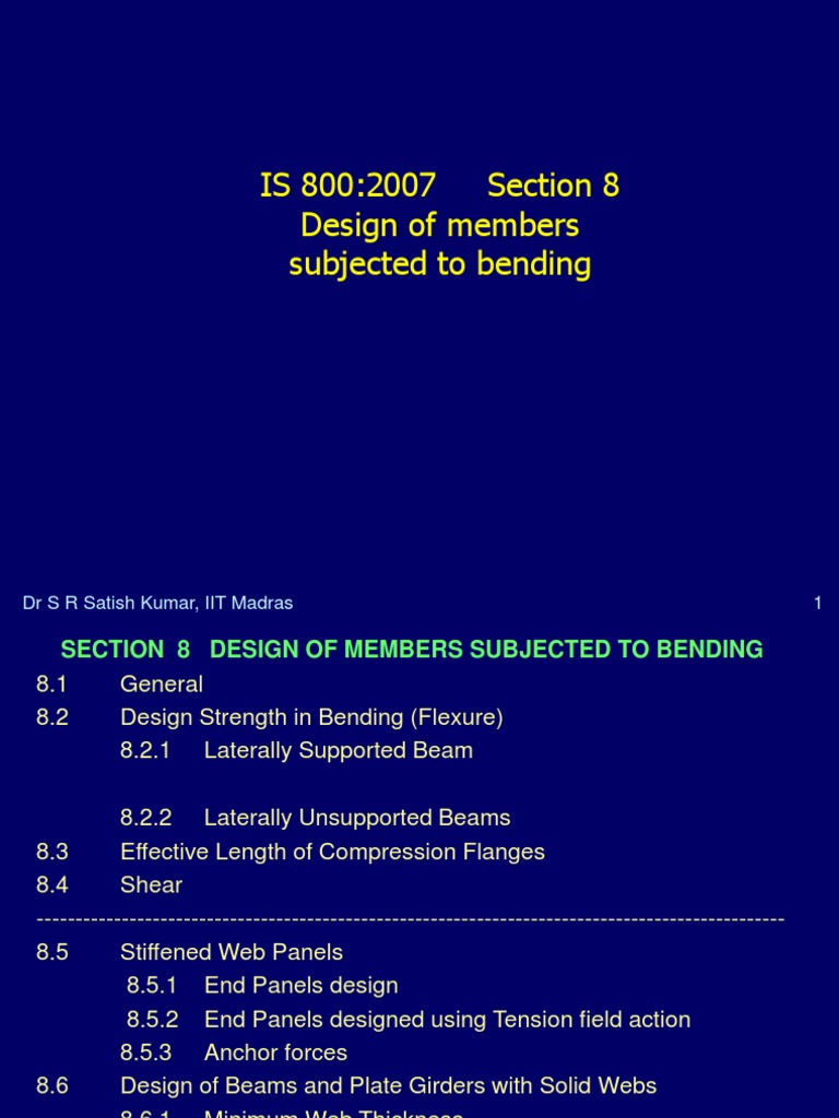 IS800-8Beam 155 | PDF | Technology & Engineering