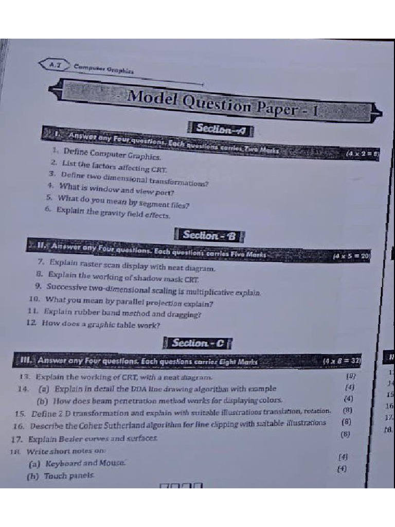CG Model1 Solved | PDF