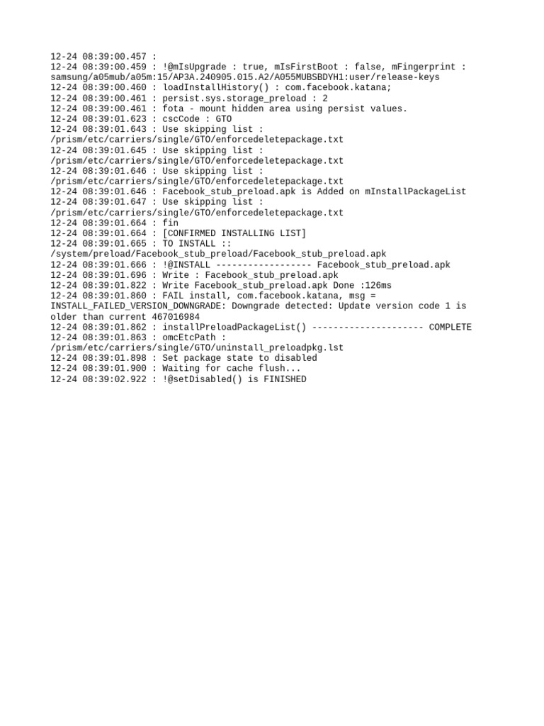 Preload Installer | PDF