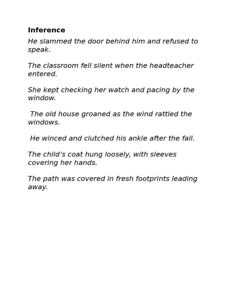 Inference | PDF