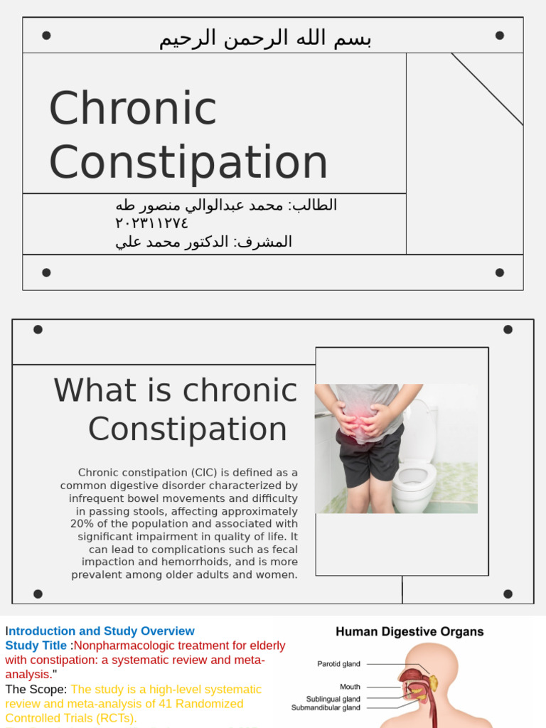 Constipation by Slidesgo | PDF | Constipation | Clinical Medicine