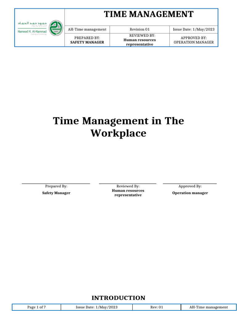 Effective Time Management Strategies | PDF