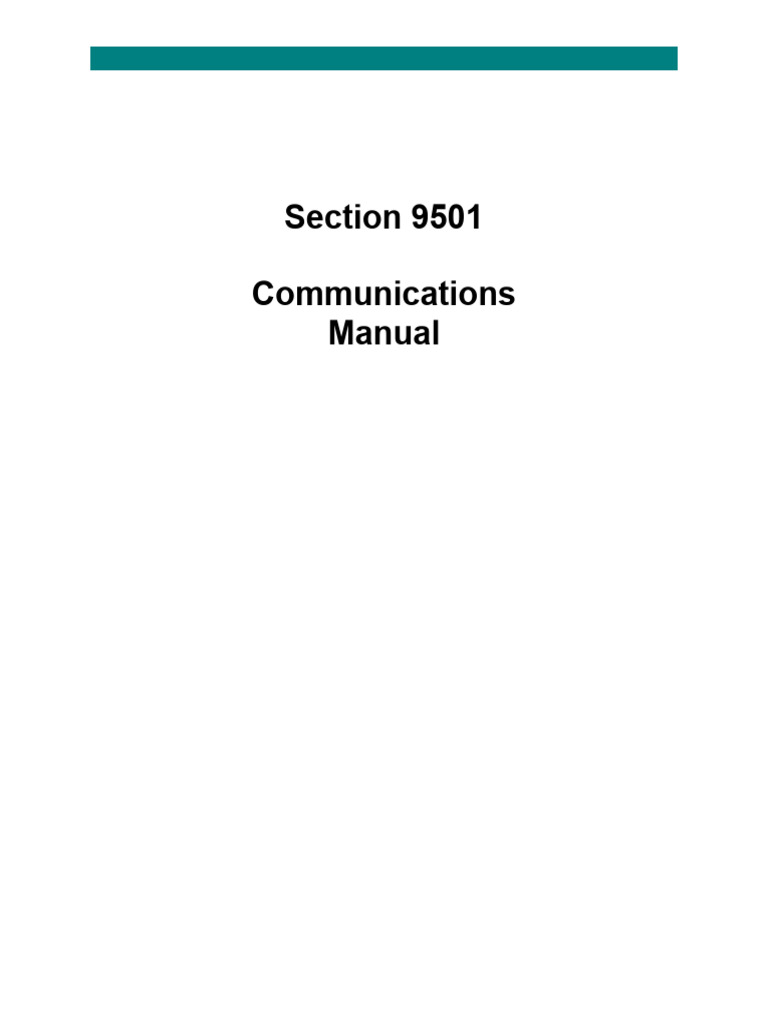Section 9501 | PDF | Telephone | Incident Command System