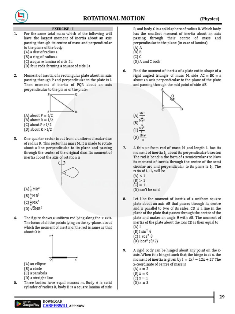 Rotation | PDF | Rotation Around A Fixed Axis | Angular Momentum