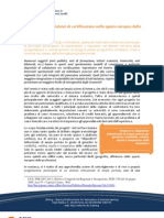 De Vita - La Credibilità Dei Sistemi Di Certificazione Nello Spazio Europeo Delle Professioni