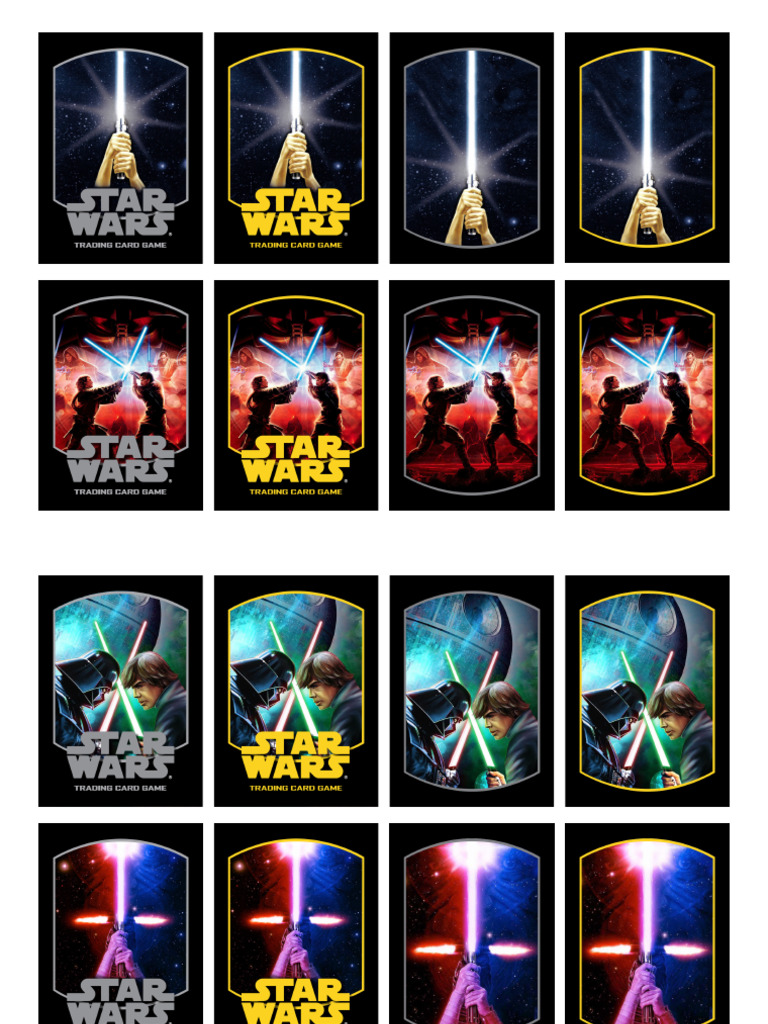 SWTCG Card Back Printsheet | PDF