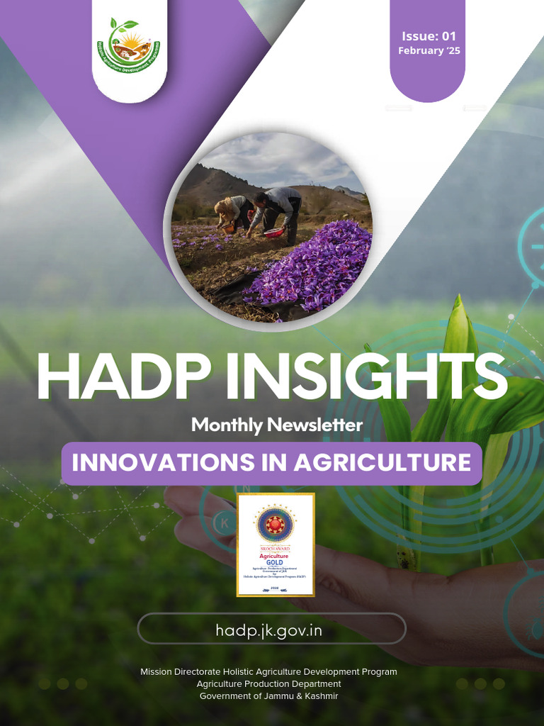 HADP Insights: Innovations in Agriculture | PDF | Agriculture | Governance