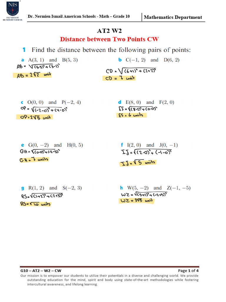 Math Week 2 | PDF