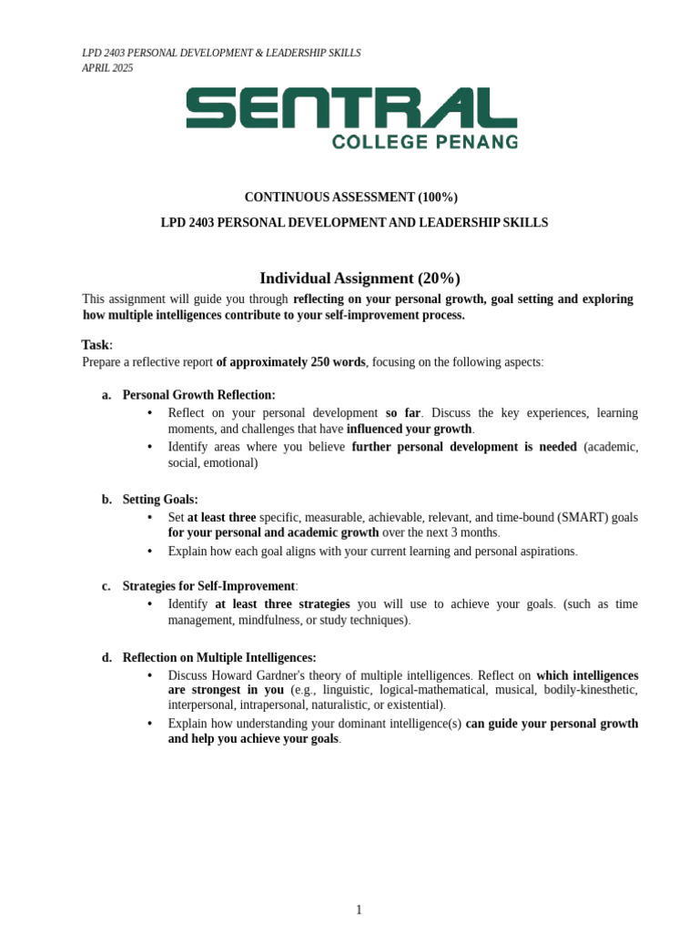 All Assessment Questions (1) | PDF | Personal Development | Intelligence