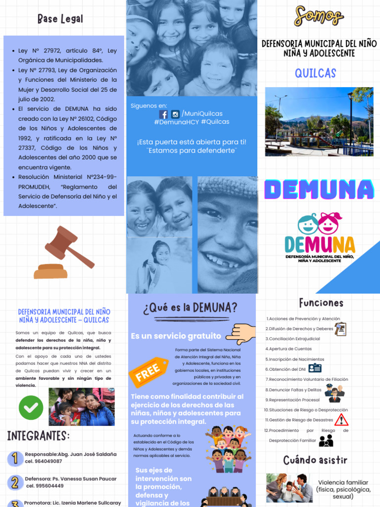 Servicios de DEMUNA en Quilcas | PDF | Violencia | Justicia